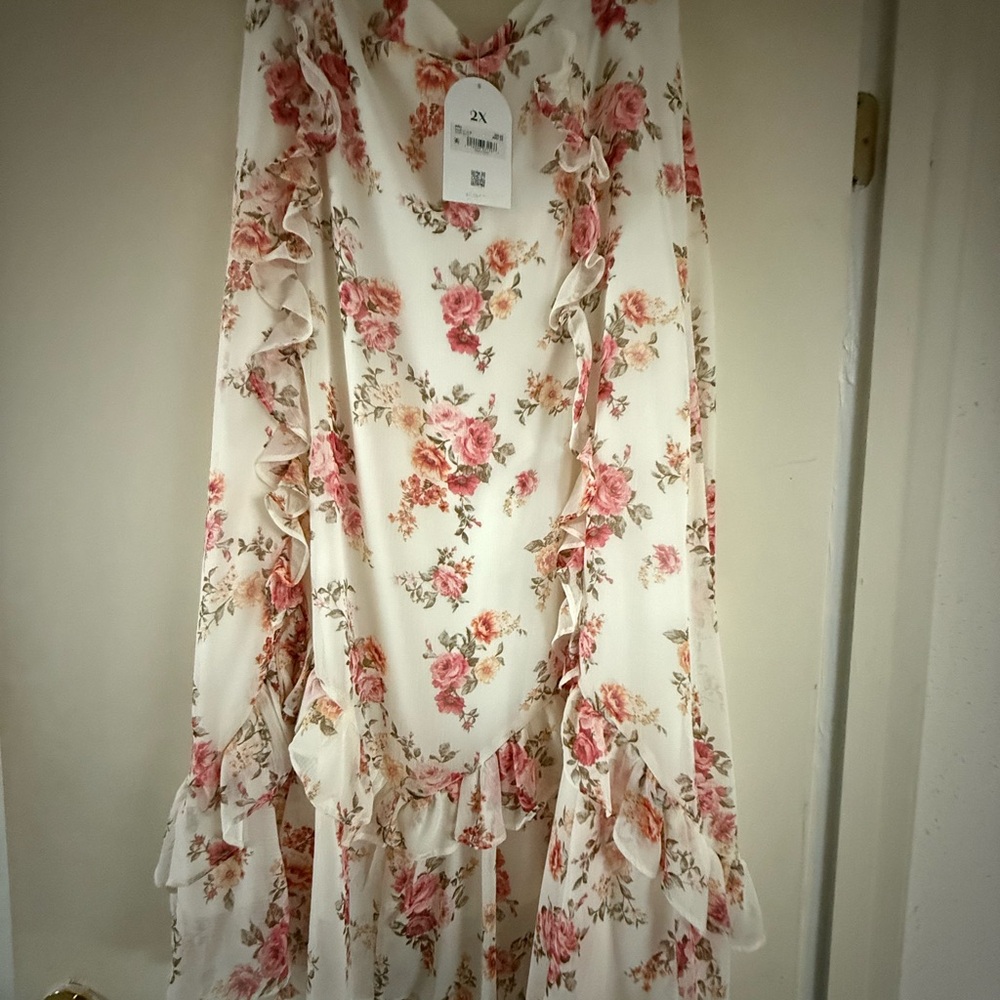 Altar'd State  Ivory Multi Floral Skirt new with tag.